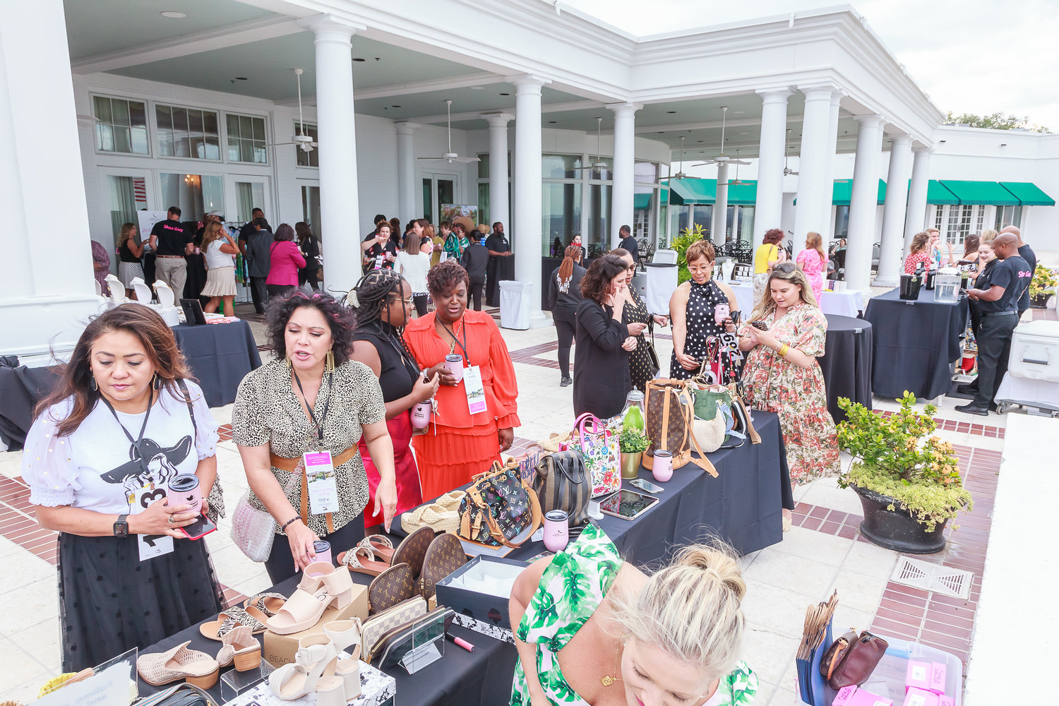 The Wine, Women & Shoes event offered opportunities to do some shopping.
